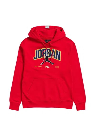 Jordan Jumpman Fleece Hoodie In Red