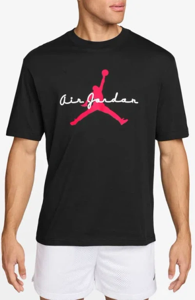 Jordan Jumpman Graphic T-shirt In Black
