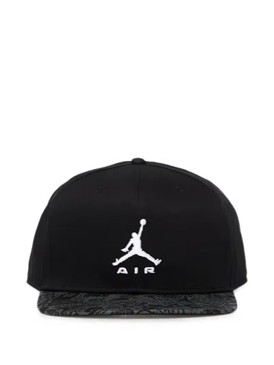 Jordan Jumpman Graphic-print Cap In Black