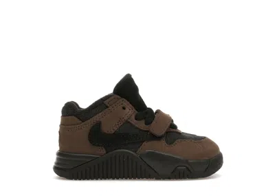 Pre-owned Jordan Jumpman Jack Tr Travis Scott Sneakers In Dark Mocha/black/sail