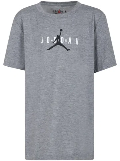 Jordan Kids' Jumpman Logo-print T-shirt In Grey