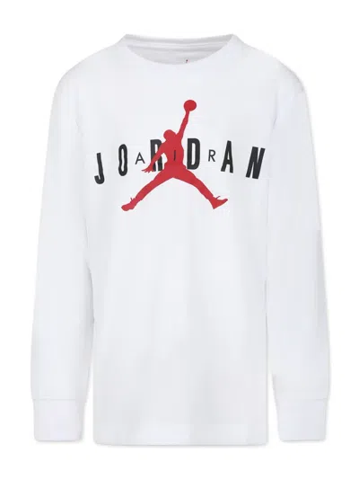 Jordan Kids' Jumpman Logo-print T-shirt In White