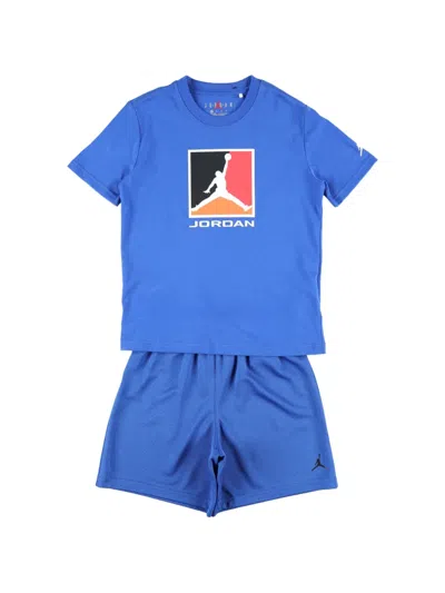Jordan Kids' Jumpman Logo-print Tracksuit In Blue