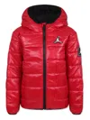 Jordan Jumpman Padded Jacket In Red