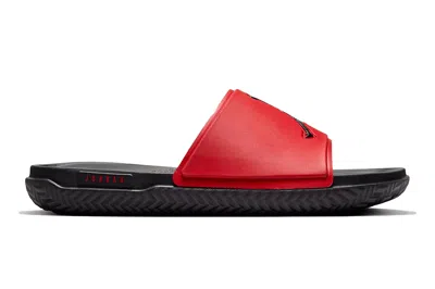 Pre-owned Jordan Jumpman Slide University Red Black In University Red/black