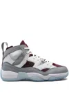 Jordan Jumpman Two Trey "bordeaux" Sneakers In White/maroon/grey