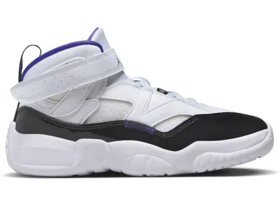 Pre-owned Jordan Jumpman Two Trey Concord Sneakers In White/black/dark Concord