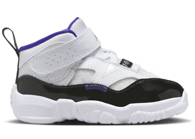 Pre-owned Jordan Jumpman Two Trey Concord Sneakers In White/black/dark Concord