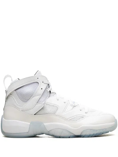 Jordan Jumpman Two Trey "legend Blue" Sneakers In White
