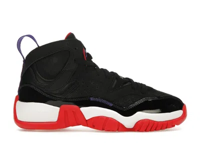 Pre-owned Jordan Jumpman Two Trey Raptors (women's) Sneakers In Black/true Red/dark Concord