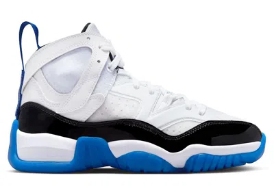 Pre-owned Jordan Jumpman Two Trey Royal Sneakers In White/black/concord