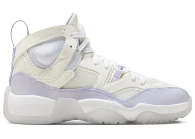 Pre-owned Jordan Jumpman Two Trey (women's) Sneakers In White/lavender Purple