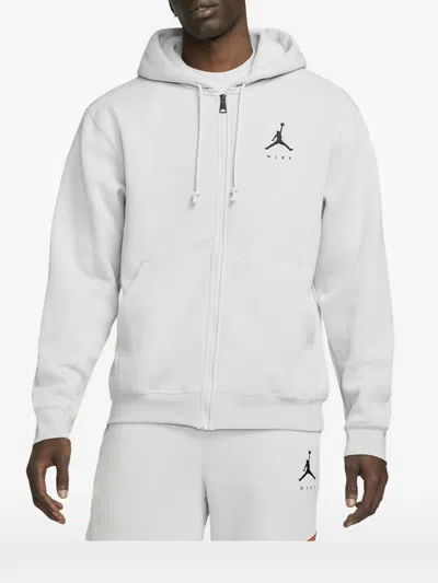 Jordan Jumpman Zip-up Hoodie In Gray