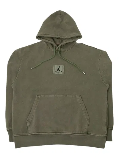 Jordan Kangaroo-pocket Hoodie In Green