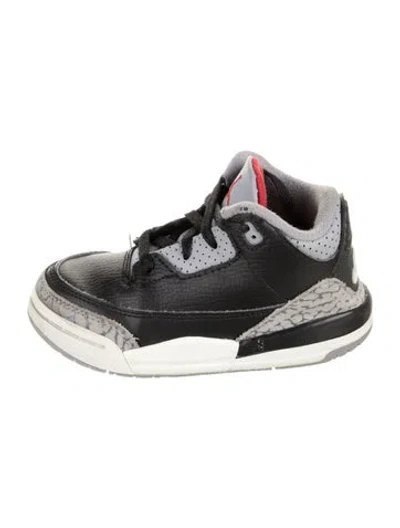 Pre-owned Jordan Kids' 3 Retro 'black Cement' (2024) Sneakers