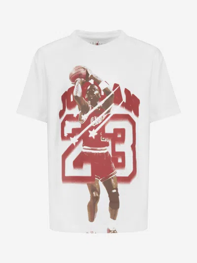 Jordan Kids 40th Anniversary T-shirt In Ivory
