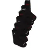 Jordan Kids' 6-pack  Legend Assorted Crew Socks In Black