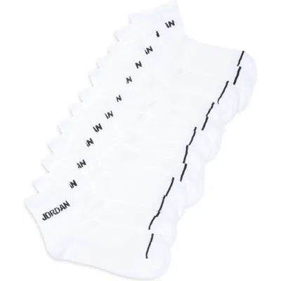 Jordan Kids' 6-pack Ankle Socks In White