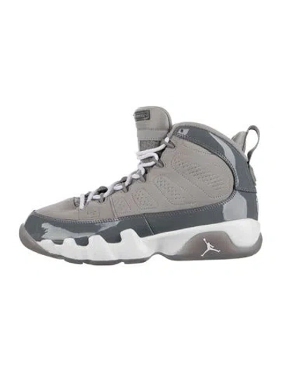Pre-owned Jordan Kids' 9 Retro Cool Grey High-top Sneakers