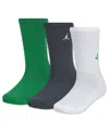 Jordan Kids' 9-11 Crew Socks, 3-pack In Multi