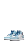 Jordan Air  1 Mid Se Sneakers In French Blue/red