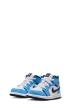 Jordan Kids' Air  1 Mid Sneaker In Blue