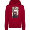 Jordan Air  Big Kids' (boys') Pullover Hoodie In Gym Red