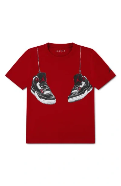Jordan Big Kids' Hanging Aj3 T-shirt In Multi