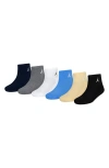 Jordan Everyday Essentials Big Kids' Ankle Socks (6 Pairs) In Obsidian