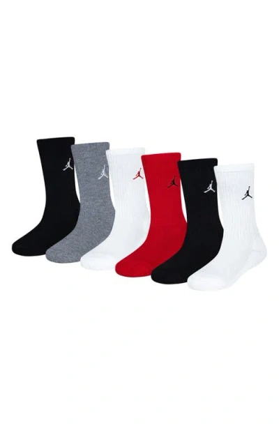 Jordan Kids' Assorted 6-pack Everyday Essentials Crew Socks