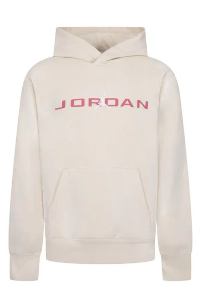 Jordan Kids' Baseline Hoodie In Guava Ice