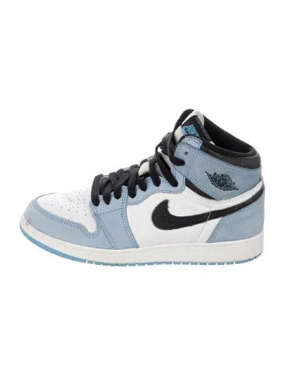 Pre-owned Jordan Kids Blue Leather  Sneakers