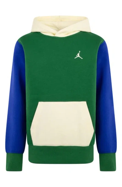 Jordan Kids' Brooklyn Fleece Hoodie In Green