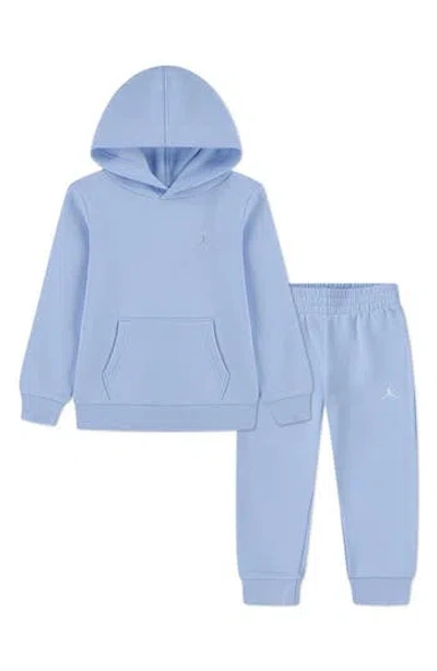 Jordan Kids' Brooklyn Fleece Hoodie & Joggers Set In Blue