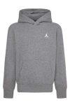Jordan Kids' Brooklyn Fleece Hoodie In Carbon Heather