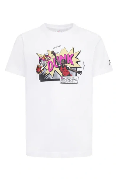 Jordan Boys   Dunk T-shirt In White