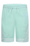 Jordan Kids' Dri-fit Air Diamond Mesh Basketball Shorts In Mint Foam