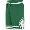 Jordan Kids' Dri-fit Sport Diamond Mesh Basketball Shorts In Green