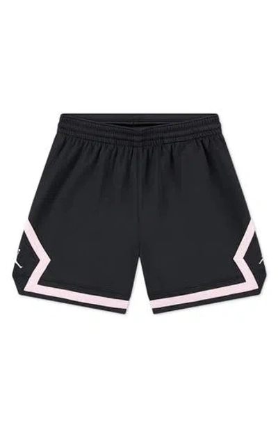 Jordan Kids' Dri-fit Diamond Mesh Shorts In Black