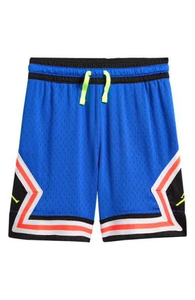 Jordan Kids' Dri-fit Sport Diamond Mesh Basketball Shorts In Multi