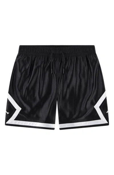 Jordan Kids' Durasheen Diamond Shorts In Black