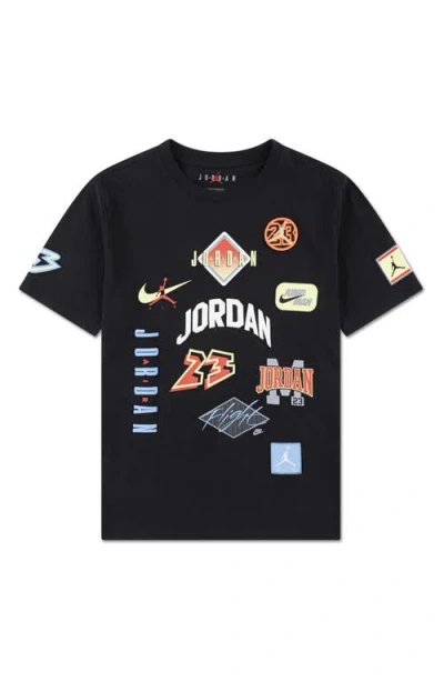 Jordan Boys Big Kids Mvp Dynasty Patch T-shirt In Black