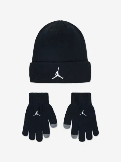 Jordan Kids Essentials Beanie Set In Blue