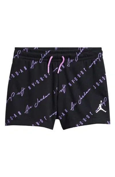 Jordan Kids' Essentials Print Shorts In Black