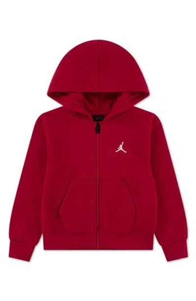 Jordan Kids' Big Boys Mj Brooklyn Full-zip Hoodie In Red