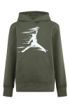 Jordan Flight Mvp Fleece Graphic Hoodie - Big Kid In Medium Olive