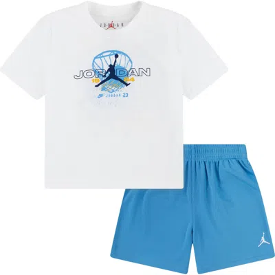 Jordan Babies'  Kids' Flight Team Graphic T-shirt & Shorts Set In Multi