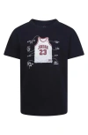 Jordan Little Kids' "the Jersey" T-shirt In Black