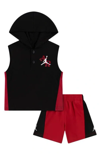 Jordan Babies'  Kids' Hooded Tank & Shorts Set In Multi