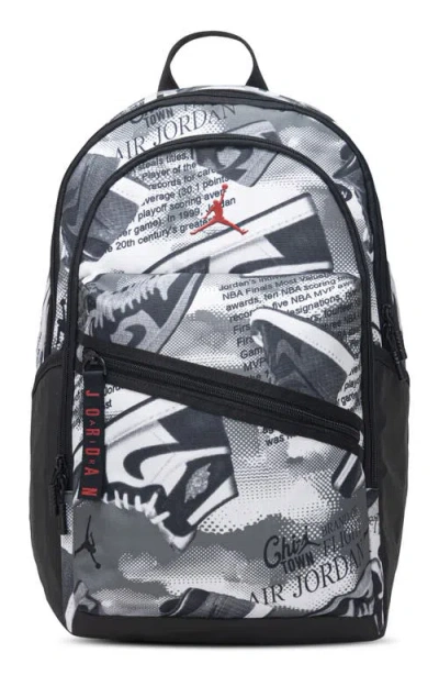 Jordan Kids' Jam Air Patrol Backpack In White